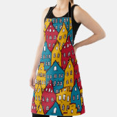 Stedelijk abstract:  stadspatroon schort (Insitu)