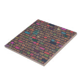 stedelijk baksteenpatroon tegeltje (Zijkant)