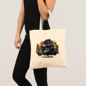 Stedelijk Beest Gorilla met Zonnebril Tote Bag (Voorkant (product))