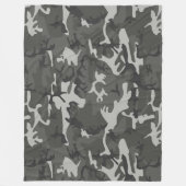 Stedelijk Camouflagepatroon Fleece Deken (Voorkant)