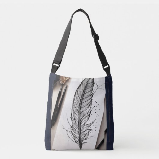 Stedelijk Canvas: Medium all-over-print Cross Body Crossbody Tas (Voorkant)