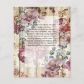 Stedelijk Chic Minimalistisch FOTO Bewaar De Data  Flyer (Achterkant)