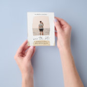 Stedelijk Chic Minimalistisch FOTO Save The Dates  Flyer (Hand)