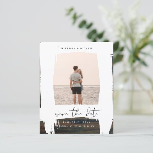 Stedelijk Chic Minimalistische FOTO Bewaar De Data (Staand voorkant)