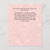 Stedelijk Chic Minimalistische FOTO Save The Dates Flyer (Achterkant)