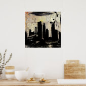 stedelijk cityschapsverlies poster (Keuken)