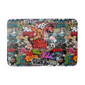 Stedelijk dynamisch straatkunst Graffiti-kunstpatr Badmat (Voorkant)