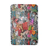 Stedelijk dynamisch straatkunst Graffiti-kunstpatr Badmat (Voorkant Verticaal)