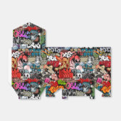 Stedelijk dynamisch straatkunst Graffiti-kunstpatr Bedankdoosjes (Uitgevouwen)