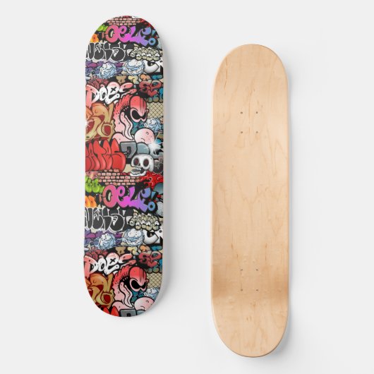 Stedelijk dynamisch straatkunst Graffiti-kunstpatr Persoonlijk Skateboard (Voorkant)