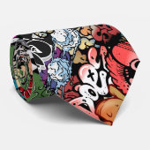 Stedelijk dynamisch straatkunst Graffiti-kunstpatr Stropdas (Opgerold)
