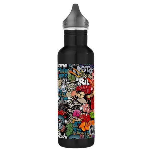 Stedelijk dynamisch straatkunst Graffiti-kunstpatr Waterfles (Links)