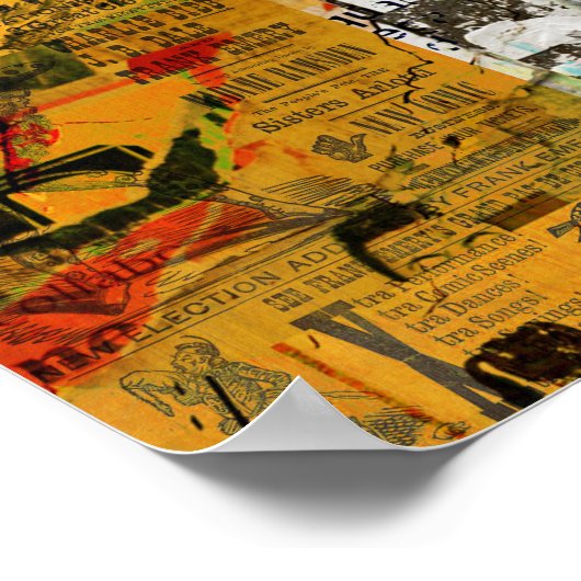 stedelijk graffiti-poster poster (Hoek)