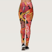Stedelijk Graffiti Straatkunstpatroon Leggings (Achterkant)