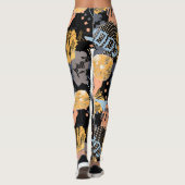 Stedelijk Graffiti Straatkunstpatroon Leggings (Achterkant)