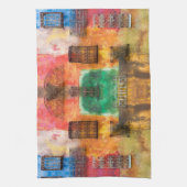 Stedelijk ijzerwerk, geverfde wand, keuken voor ko theedoek (Verticaal)