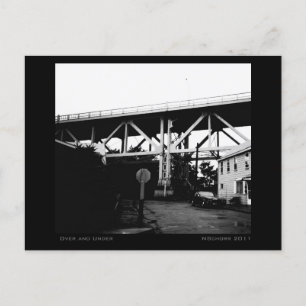 Stedelijk industrieel landschap briefkaart