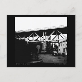 Stedelijk industrieel landschap briefkaart