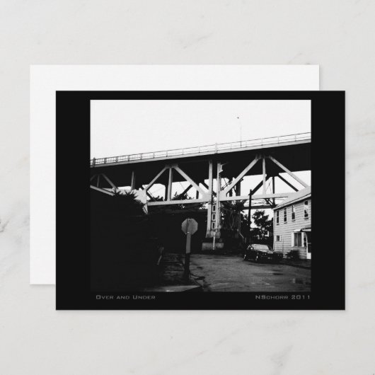 Stedelijk industrieel landschap briefkaart (Voorkant / Achterkant)