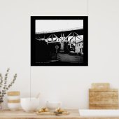 Stedelijk industrieel landschap poster (Keuken)