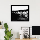 Stedelijk industrieel landschap poster (Thuiskantoor)