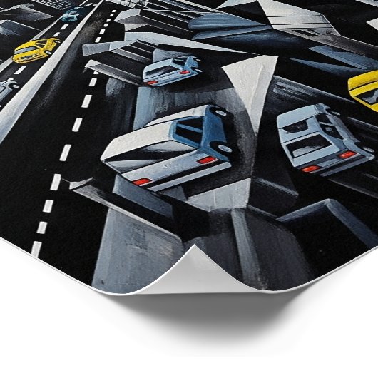 stedelijk kubisme poster (Hoek)