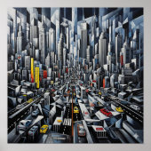 stedelijk kubisme poster (Voorkant)