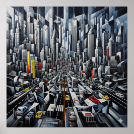 stedelijk kubisme poster