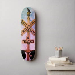 Stedelijk Landelijk Stadsgezicht Wachtend 2 Skateb Persoonlijk Skateboard