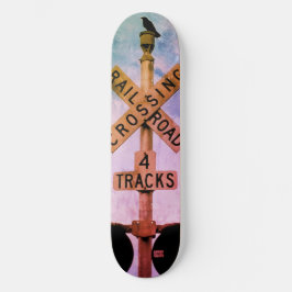 Stedelijk Landelijk Stadsgezicht Wachtend 2 Skateb Persoonlijk Skateboard