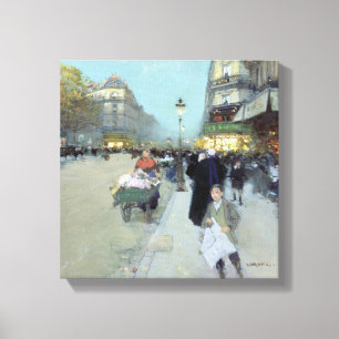 Stedelijk landschap canvas afdruk