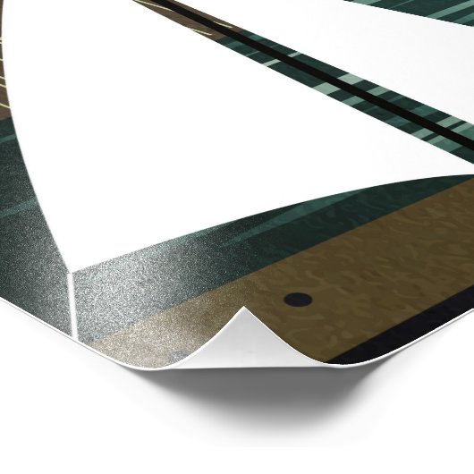 Stedelijk landschap foto afdruk (Hoek)