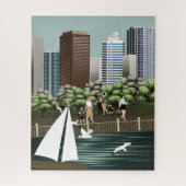 Stedelijk landschap legpuzzel (Verticaal)