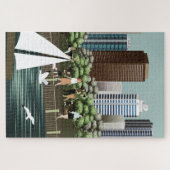 Stedelijk landschap legpuzzel (Horizontaal)