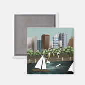 Stedelijk landschap magneet (Voorkant / Achterkant)