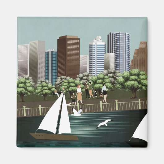 Stedelijk landschap magneet (Voorkant)