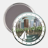 Stedelijk landschap magneet (Voorkant / Achterkant)