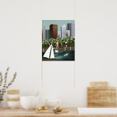 Stedelijk landschap poster (Keuken)