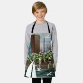 Stedelijk landschap schort (Gedragen)