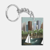 Stedelijk landschap sleutelhanger (Voorkant Links)