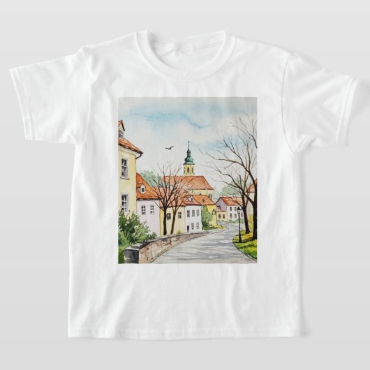 Stedelijk landschap t-shirt (Laagn)