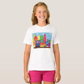 Stedelijk landschap t-shirt (Voorkant volledig)