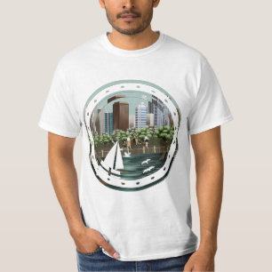 Stedelijk landschap t-shirt
