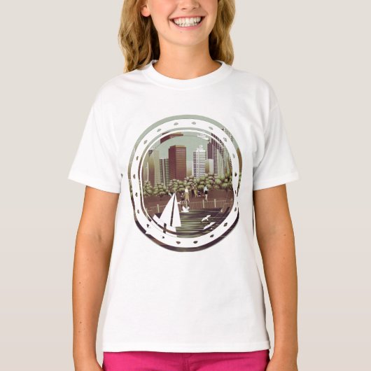 Stedelijk landschap T-Shirt (Voorkant)