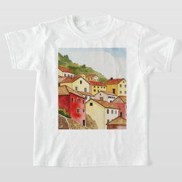 Stedelijk landschap t-shirt