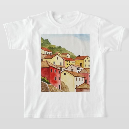 Stedelijk landschap t-shirt (Laagn)