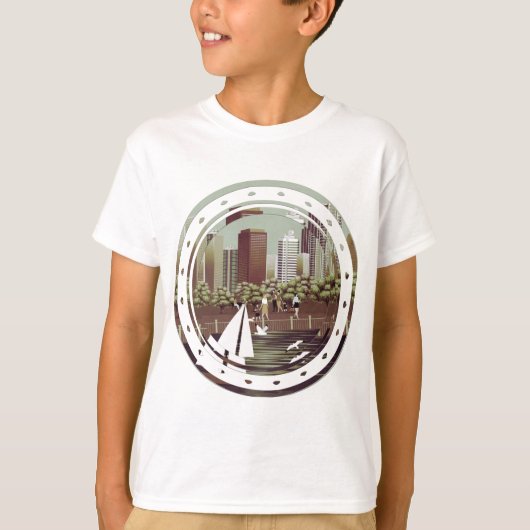 Stedelijk landschap T-Shirt (Voorkant)