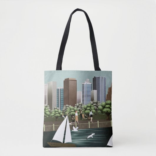 Stedelijk landschap tote bag (Voorkant)
