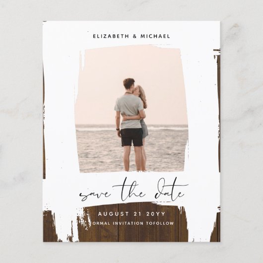 Stedelijk Minimalistisch Fotobestand 'Save The Dat (Voorkant)