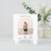 Stedelijk Minimalistisch Fotobestand 'Save The Dat (Staand voorkant)